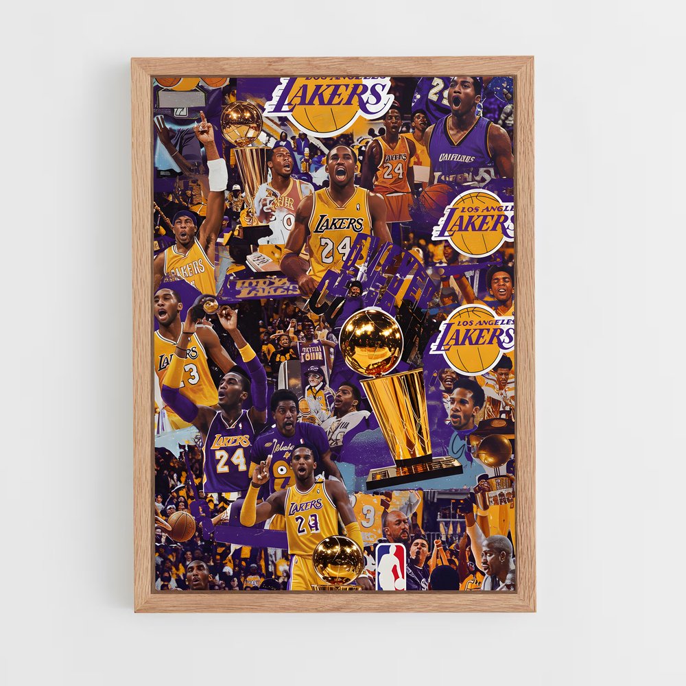 Poster Los angeles californien – affiche Basketball (vue 4)